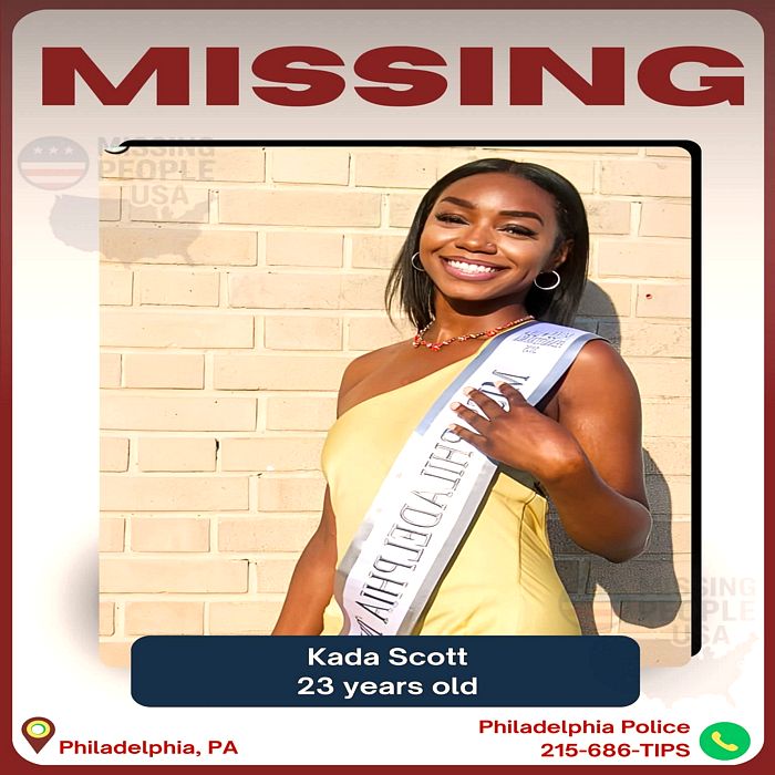 Philadelphia in Shock After Body of Missing 23-Year-Old Kada Scott Found Behind School
