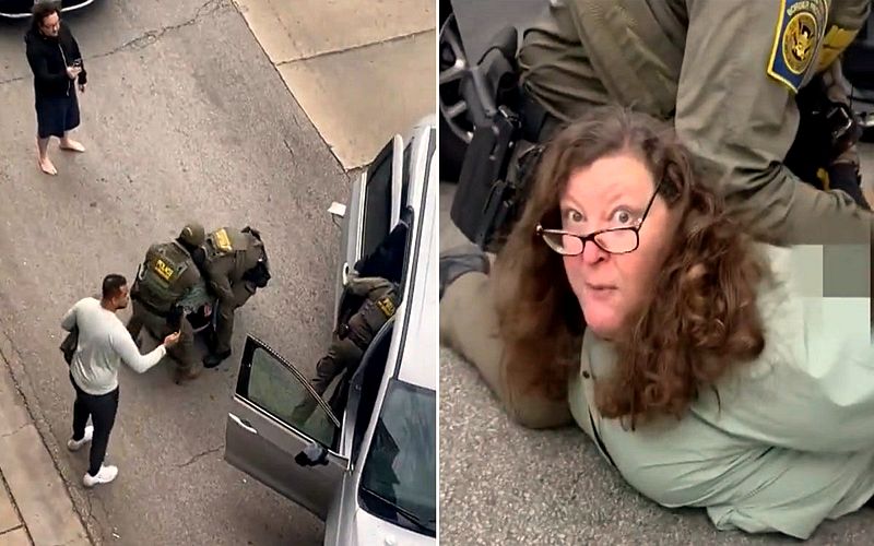 Chicago Journalist Arrested and Pinned by Masked Federal Agents During ICE Raid