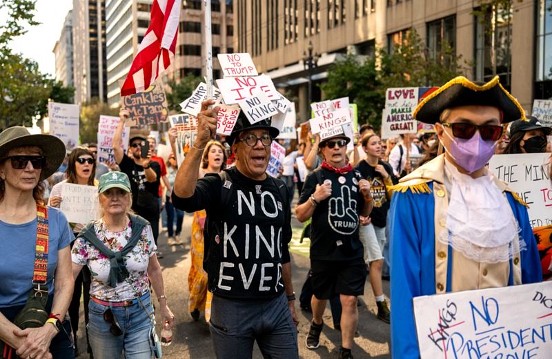 Republicans Remain Silent as ‘No Kings’ Protests Challenge Trump’s Authority